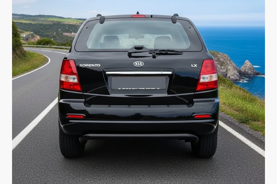 Kia Sorento I BL 2002-2009 Arceau Arrière AK012 Noir (Inox) Image