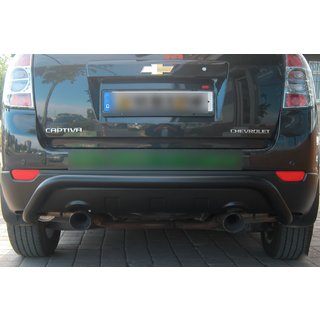 Arceau Arrière AK007 Noir (Inox) Chevrolet Captiva 2006-2019 photo 1