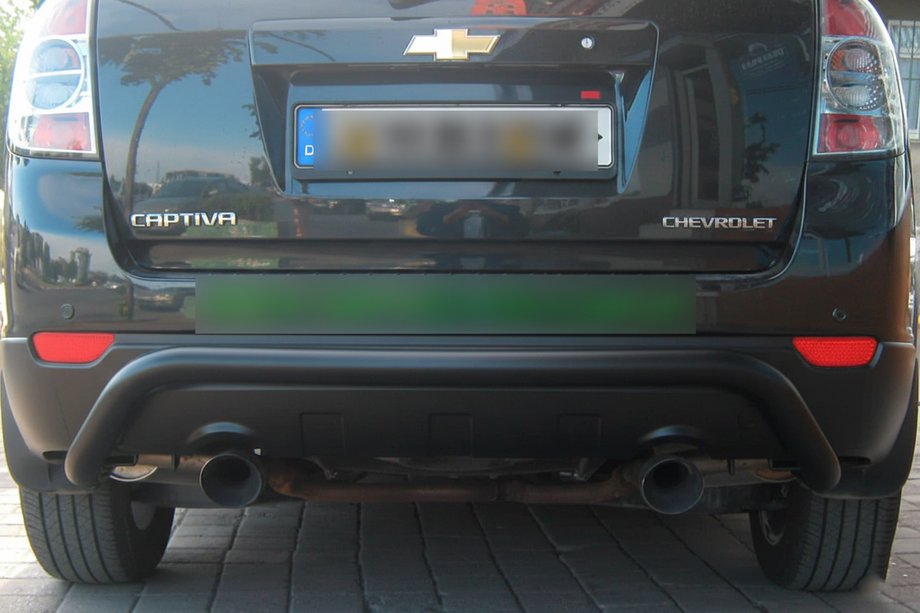 Chevrolet Captiva 2006-2019 Arceau Arrière AK007 Noir (Inox) Image