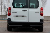Peugeot Partner Tepee 2008-2018 Barres d’Angle Arrières AK-003 Noir (Inox) photo 1