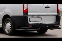 Citroen Jumpy 2007–2017 Coins arrière Double Black (2 pcs, inox) photo 1
