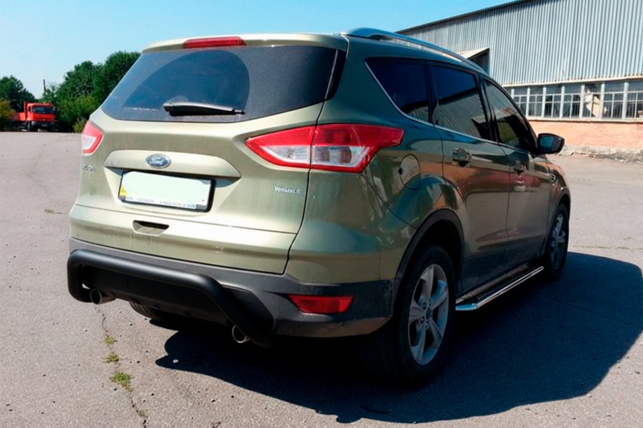 Ford Kuga/Escape 2013-2019 Arceau Arrière AK007 Noir (Inox) Image