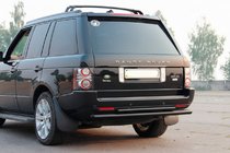 Range Rover III L322 2002-2012 Arceau Arrière Double AK002 Noir (Inox) photo 1