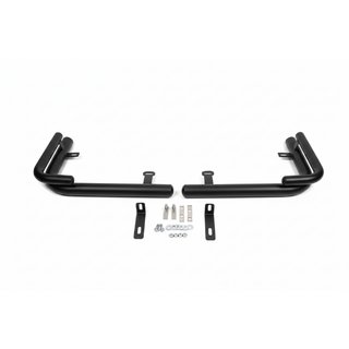 Barres d'angle arrière AK003-Double Black (2 pcs, inox) Mercedes Viano 2004-2014 photo 3