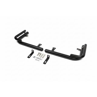 Barres d'angle arrière AK003-Double Black (2 pcs, inox) Mercedes Viano 2004-2014 photo 4