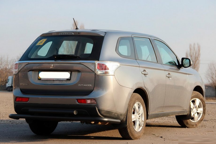 Mitsubishi Outlander 2012-2021 Arceau Arrière AK004 Noir (Inox) Photo 3