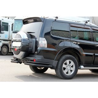 Arceau Arrière Double AK003 Noir (Inox) Mitsubishi Pajero Wagon IV 2006-2021 photo 2