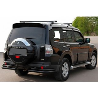 Arceau Arrière Double AK003 Noir (Inox) Mitsubishi Pajero Wagon IV 2006-2021 photo 1