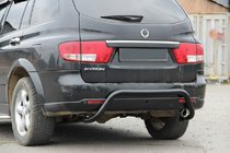 SsangYong Kyron 2005-2014 Arceau Arrière AK007 Noir (Inox) photo 2
