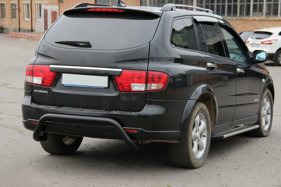 SsangYong Kyron 2005-2014 Arceau Arrière AK007 Noir (Inox) Image