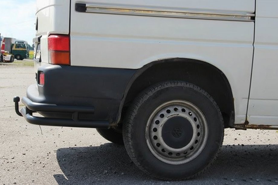 Volkswagen T4 Caravelle/Multivan 1990–2003 Coins arrière doubles AK003-Double Black (2 pcs, inox) Photo 2