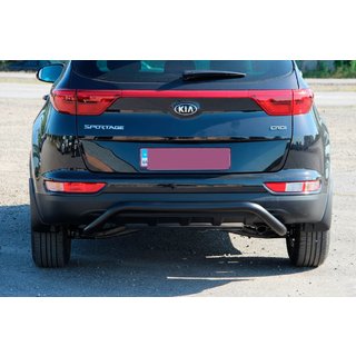 Protection Arrière AK007 Noir (Inox) Kia Sportage 2015-2021 photo 2