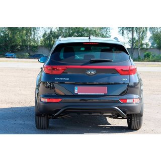 Protection Arrière AK007 Noir (Inox) Kia Sportage 2015-2021 photo 3
