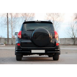 Coins arrière AK003-double Noir (2 pcs, inox) Toyota Rav 4 2006-2013 photo 1