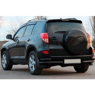 Coins arrière AK003-double Noir (2 pcs, inox) Toyota Rav 4 2006-2013 photo 2