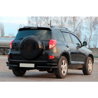 Coins arrière AK003-double Noir (2 pcs, inox) Toyota Rav 4 2006-2013 photo 3