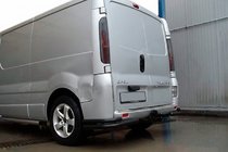 Renault Trafic 2001–2015 Coins Arrière AK003-Double Black (Inox) photo 1