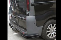 Renault Trafic 2001–2015 Coins Arrière AK003-Double Black (Inox) photo 3