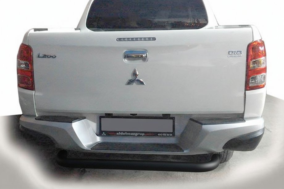 Fiat Fullback 2016- Protection Arrière AK007 Noir (Inox) Image