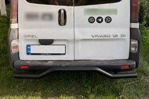 Renault Trafic 2001–2015 Protection Arrière AK006 Noir (Inox) photo 4