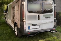 Opel Vivaro 2001–2015 Protection Arrière AK006 Noir (Inox) photo 3
