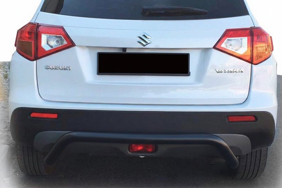 Suzuki Vitara 2015- Protection Arrière AK007 Noir (Inox) Image