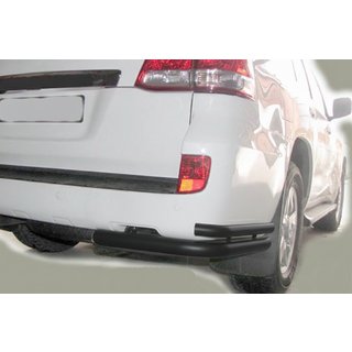 Barres d'angle arrière AK003-Double Black (2 pcs, inox) Toyota Land Cruiser 200 2007-2021