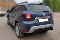 Dacia Duster 2018-2024 Protection Arrière AK007 Noir (Inox) photo 1