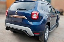 Renault Duster 2018-2024 Protection Arrière AK007 Noir (Inox) photo 3
