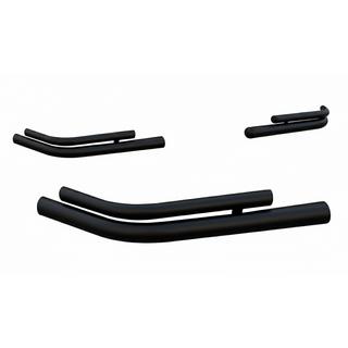Coins arrières doubles AK003-double Noir (2 pcs, inox)