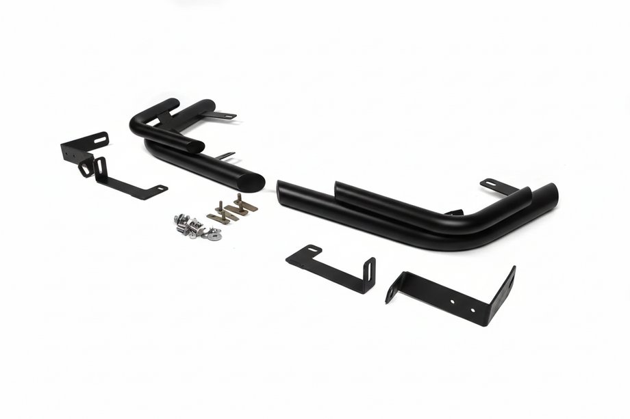 Nissan X-trail T31 2007-2014 Barres d'angle arrière AK003-Double Black (2 pcs, inox) Photo 6