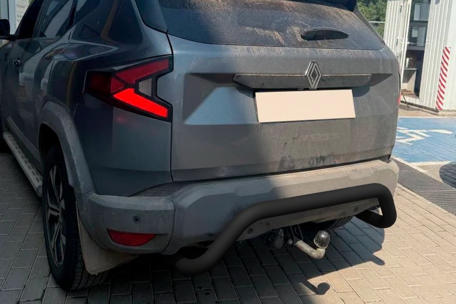 Renault Duster 2024- Protection Arrière AK007 Noir (Inox) Photo 3