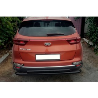 Protection Arrière AK002-2 Noir (Inox) Kia Sportage 2015-2021 photo 2
