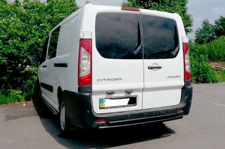 Fiat Scudo 2007-2015 Arceau Arrière Double AK002 Noir (Inox) Image