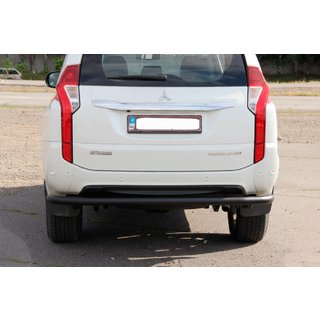 Protection Arrière AK005 Noir (Inox) Mitsubishi Pajero Sport 2015- photo 4