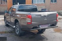 Fiat Fullback 2016- Protection Arrière AK005 Noir (Inox) photo 2
