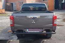 Fiat Fullback 2016- Protection Arrière AK005 Noir (Inox) photo 3