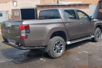 Fiat Fullback 2016- Protection Arrière AK005 Noir (Inox) photo 4