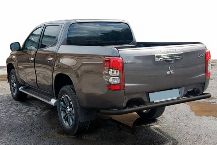 Fiat Fullback 2016- Protection Arrière AK005 Noir (Inox) Image