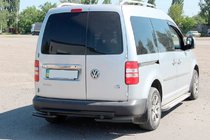 Volkswagen Caddy 2004-2010 Arceau Arrière AK003-2 Noir (2 pcs, Inox) photo 4