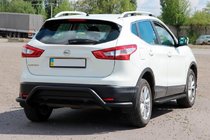 Nissan Qashqai 2014-2021 Arceau Arrière AK007-Plus Noir (Inox) photo 3