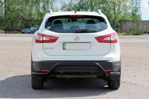 Nissan Qashqai 2014-2021 Arceau Arrière AK007-Plus Noir (Inox) photo 4