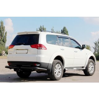 Protection arrière AK003-Special Black (2 pcs, inox) Mitsubishi Pajero Sport 2008-2015 photo 3