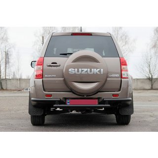 Protection Arrière AK003-2 Noir (Inox) Suzuki Grand Vitara 2005-2017 photo 1