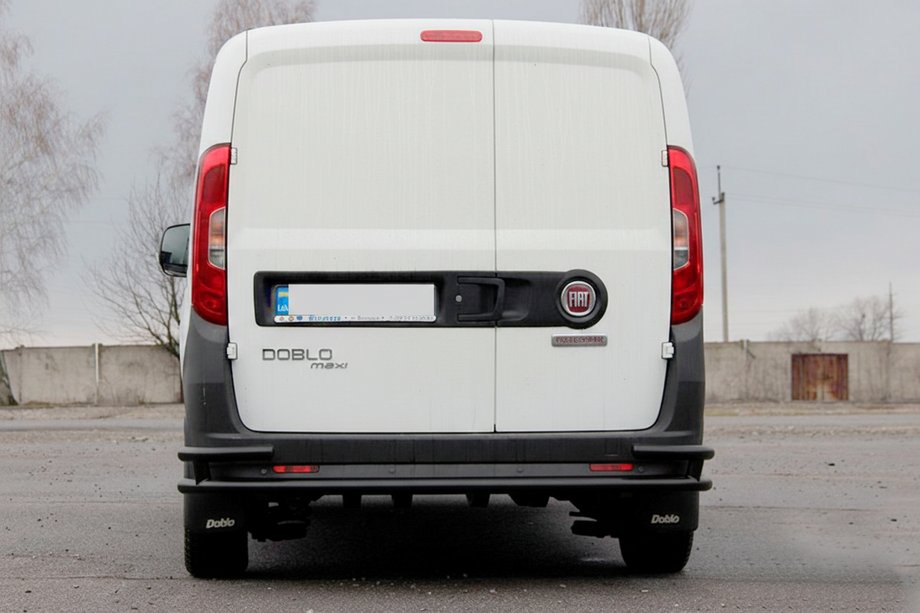 Opel Combo 2012-2018 Arceau Arrière AK005/2-Double Black (Inox) Photo 1