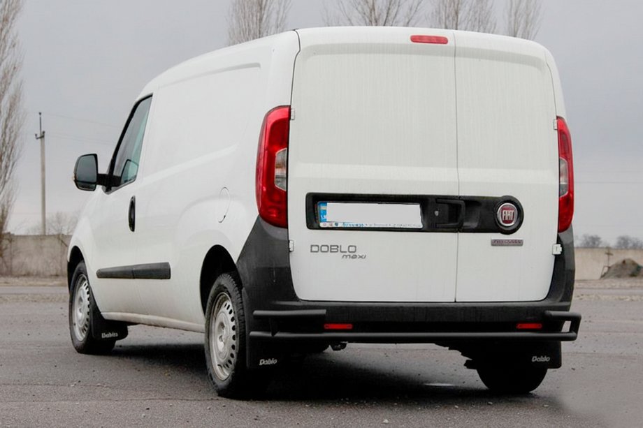 Opel Combo 2012-2018 Arceau Arrière AK005/2-Double Black (Inox) Photo 2
