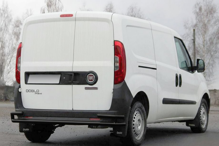 Opel Combo 2012-2018 Arceau Arrière AK005/2-Double Black (Inox) Photo 3