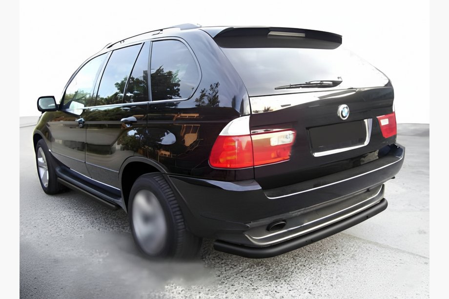 BMW X5 E53 1999–2006 Protection Arrière Special Black (Inox) Image