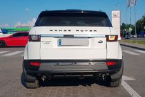 Range Rover Evoque 2012-2018 Protection Arrière AK005-1 Noir (Inox) photo 2