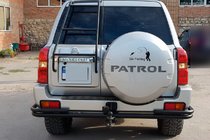 Nissan Patrol Y61 1997-2011 Arceau Arrière AK005-3 Noir (Inox) photo 2